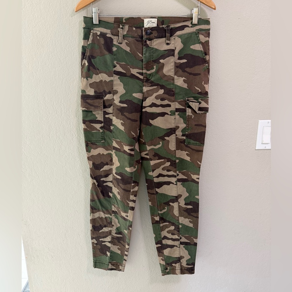 J.Crew Camo Cargo Skinny Pants Size 30